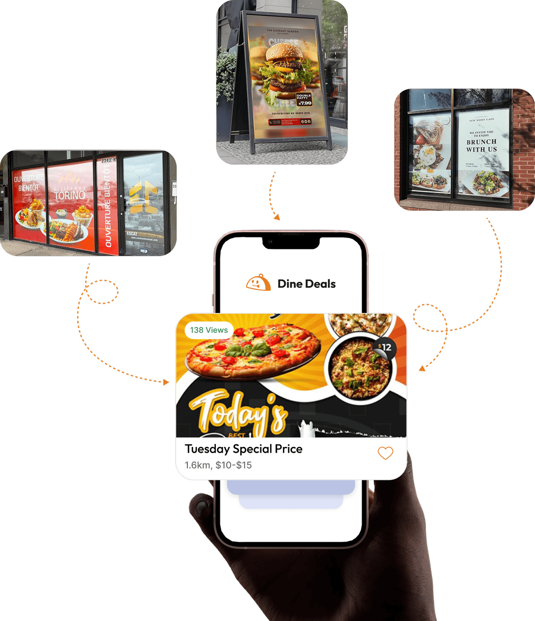 App interface showing storefront deals